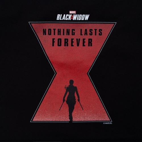 Холщовая сумка Nothing Lasts Forever, черная фото 4