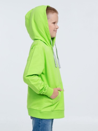 Толстовка с капюшоном детская Kirenga Kids, зеленое яблоко фото 7