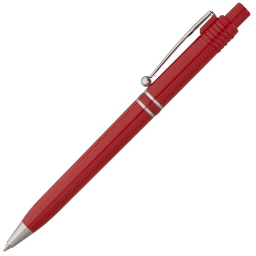 Ручка шариковая Raja Chrome, красная фото 2