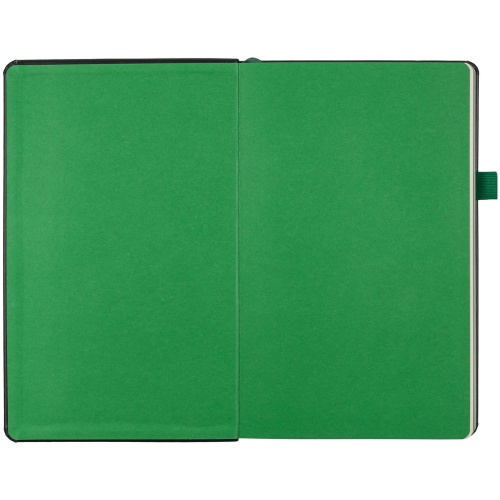 Ежедневник Ton, недатированный, черный с зеленым фото 4