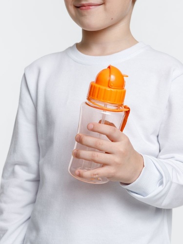 Детская бутылка для воды Nimble, оранжевая фото 5