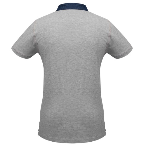 Рубашка поло мужская DNM Forward серый меланж фото 2