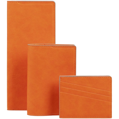 Обложка для паспорта Petrus, оранжевая фото 6