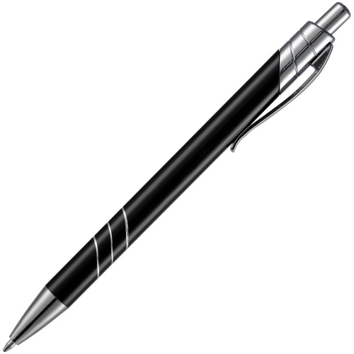 Ручка шариковая Undertone Metallic, черная фото 2