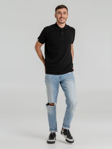Рубашка поло мужская Virma Premium, черная фото 9