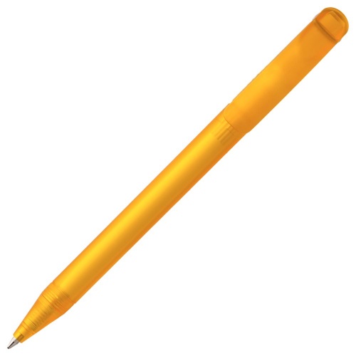 Ручка шариковая Prodir DS3 TFF Ring, желтая с серым фото 4