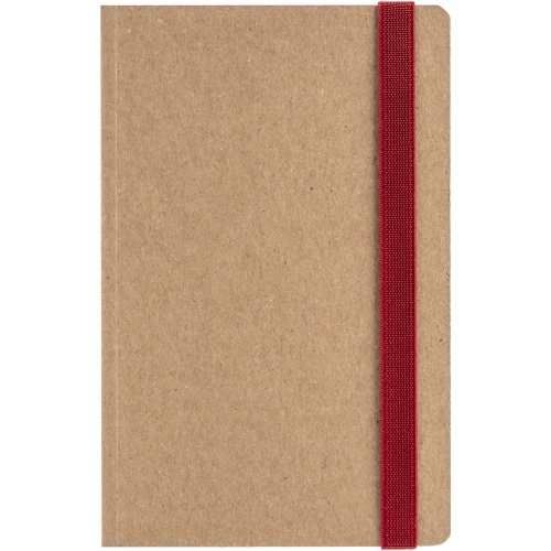 Ежедневник Eco Write Mini, недатированный, с красной резинкой фото 3