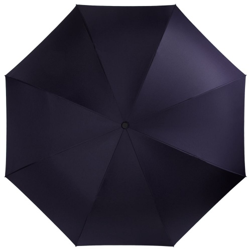 Зонт наоборот Style, трость, темно-синий фото 3