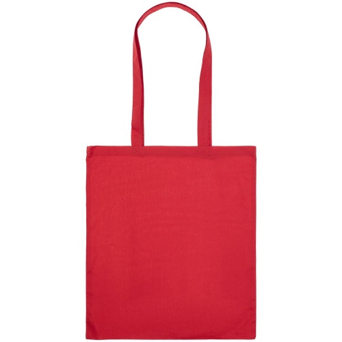 Холщовая сумка Basic 105, красная фото 3