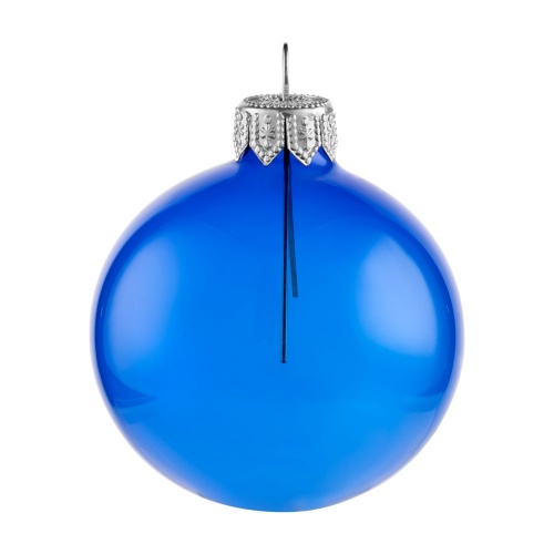 Елочный шар Gala Night в коробке, синий, 6 см фото 2