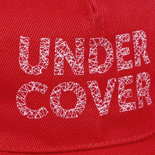 Бейсболка с вышивкой Undercover, красная фото 2