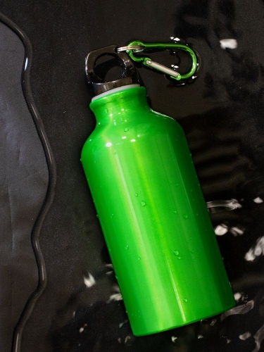 Бутылка для спорта Re-Source, зеленая фото 3