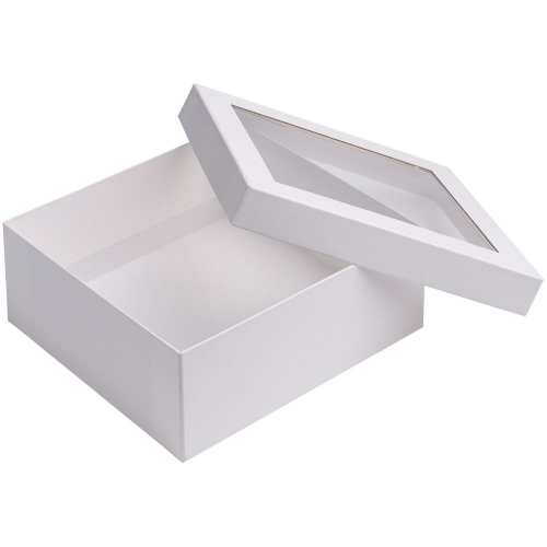 Коробка Teaser с окном, белая фото 3