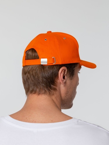 Бейсболка Standard, оранжевая фото 6