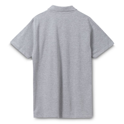 Рубашка поло мужская Spring 210, серый меланж фото 2