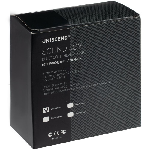 Беспроводные наушники Uniscend Sound Joy, черные фото 8