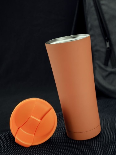 Термостакан Smoothy, оранжевый фото 6