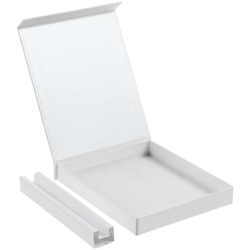 Коробка Shade под блокнот и ручку, белая фото 3
