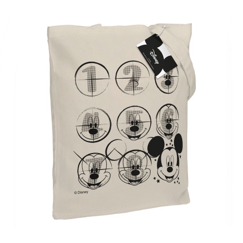 Холщовая сумка «Микки Маус. Icon Sketch», неокрашенная фото 3
