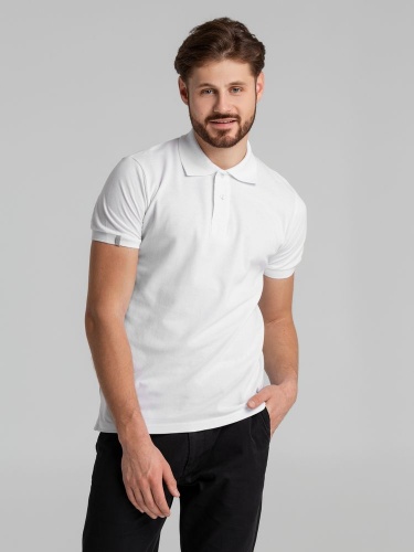 Рубашка поло мужская Virma Premium, белая фото 7