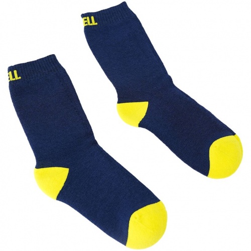 Водонепроницаемые носки Ultra Thin Crew, синие с желтым фото 2
