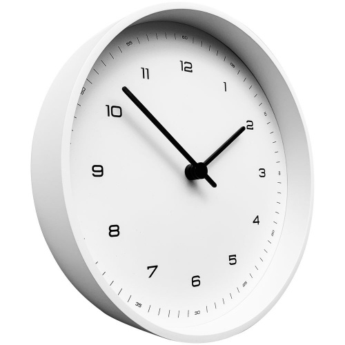 Часы настенные White, белые фото 2