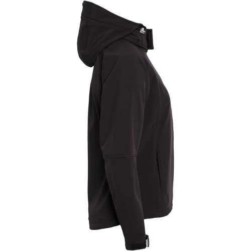 Куртка женская Hooded Softshell черная фото 2