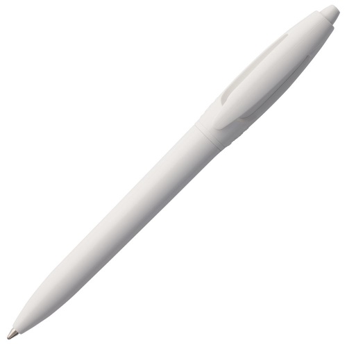 Ручка шариковая S! (Си), белая фото 3