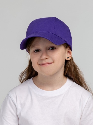Бейсболка детская Capture Kids, фиолетовая фото 7