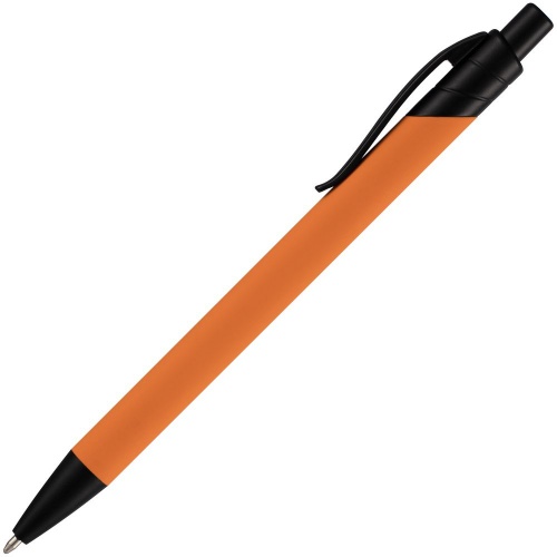 Ручка шариковая Undertone Black Soft Touch, оранжевая фото 2