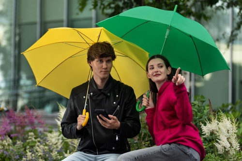 Зонт-трость Promo, желтый фото 4