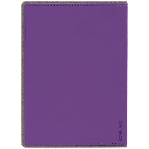 Ежедневник Frame, недатированный, фиолетовый с серым фото 4
