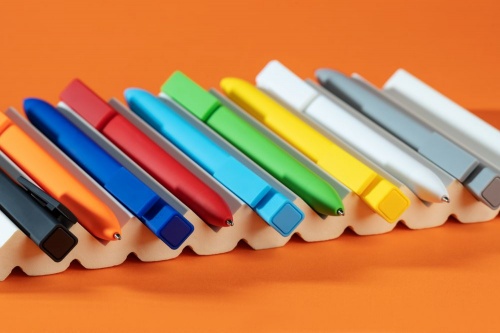 Ручка шариковая Swiper SQ Soft Touch, оранжевая фото 7