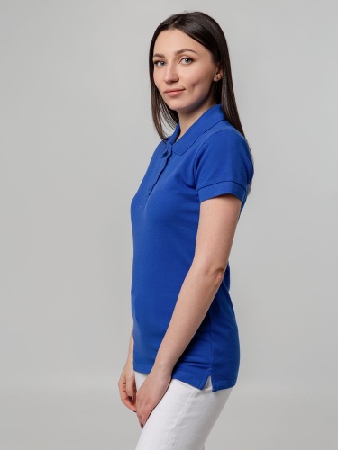 Рубашка поло женская Virma Premium Lady, ярко-синяя фото 7