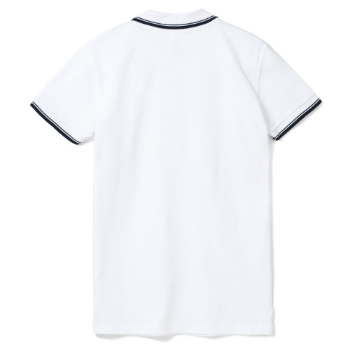 Рубашка поло женская Practice Women 270, белая с темно-синим фото 2