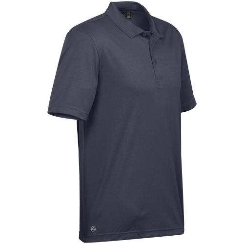 Рубашка поло мужская Eclipse H2X-Dry, темно-синяя фото 2