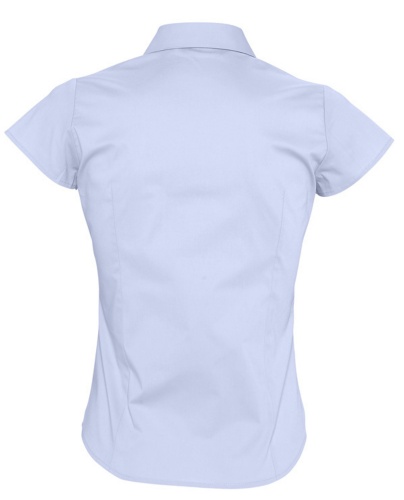 Рубашка женская с коротким рукавом Excess, голубая фото 2