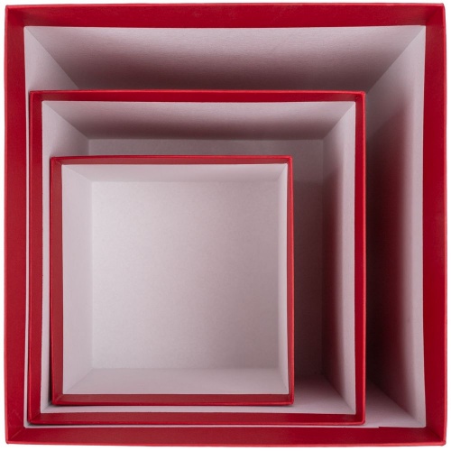 Коробка Cube, L, красная фото 5
