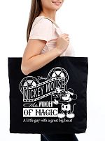 Холщовая сумка «Микки Маус. Wonder Of Magic», черная