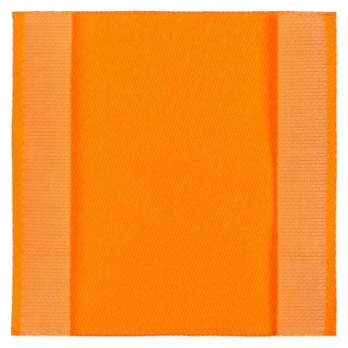 Лейбл тканевый Epsilon, L, оранжевый неон фото 2