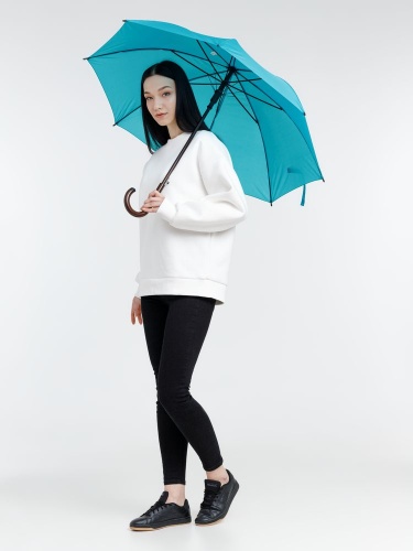 Зонт-трость Standard, бирюзовый фото 6