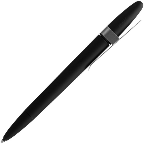Ручка шариковая Prodir DS5 TSR Metal Clip, черная фото 4