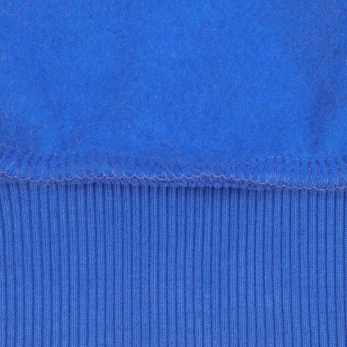 Толстовка на молнии с капюшоном Siverga Heavy 2.0, ярко-синяя фото 4