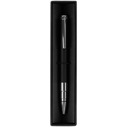 Ручка шариковая Kugel Chrome, черная фото 5