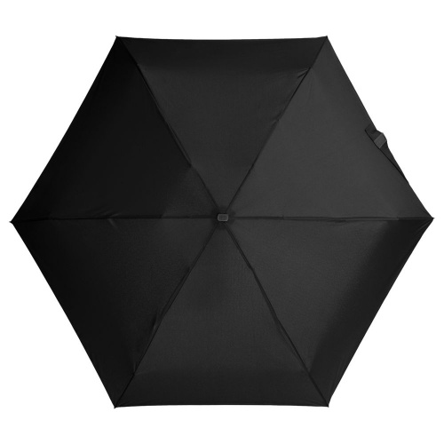 Зонт складной Five, черный, без футляра фото 2