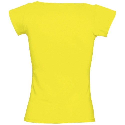 Футболка женская Melrose 150 с глубоким вырезом, лимонно-желтая фото 2