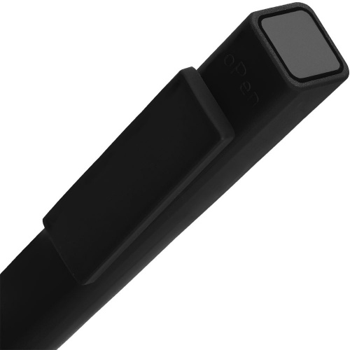 Ручка шариковая Swiper SQ Soft Touch, черная фото 4
