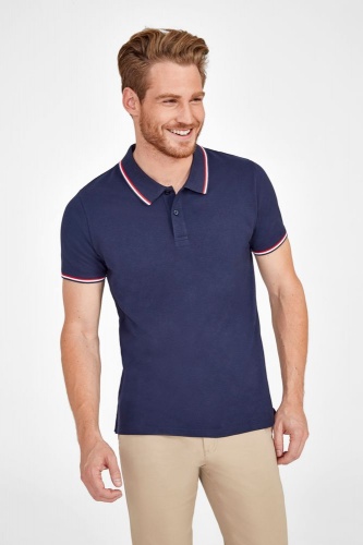 Рубашка поло мужская Prestige Men, ярко-синяя фото 4