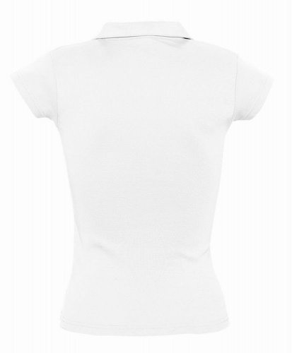 Рубашка поло женская без пуговиц Pretty 220, белая фото 2