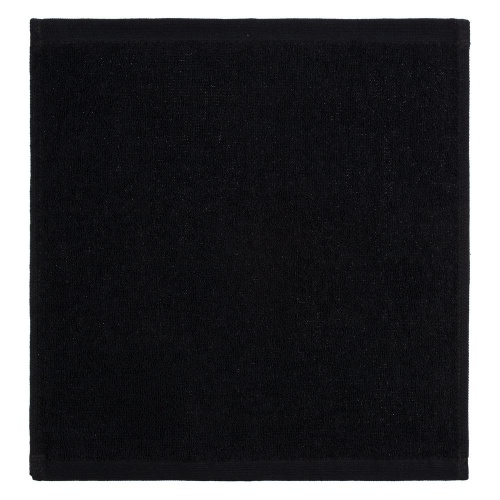 Полотенце махровое «Юнона», малое, черное фото 3